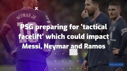 PSG preparing for 'tactical facelift' which could impact Messi, Neymar and Ramos
