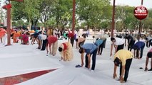 VIDEO : पाली में मनाया International Yoga Day 2022, शहरवासियों ने किया सामूहिक योगाभ्यास