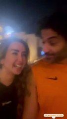 أحدث ظهور رومانسي لهنا الزاهد وأحمد فهمي