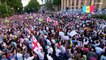 شاهد: 120 ألف جورجي يتظاهرون في تبليسي للمطالبة بالانضمام إلى الاتحاد الأوروبي