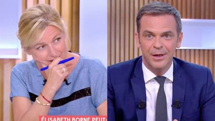 Olivier Véran oublie le nom de la majorité présidentielle, Anne-Elisabeth Lemoine ne le loupe pas ! (VIDEO)