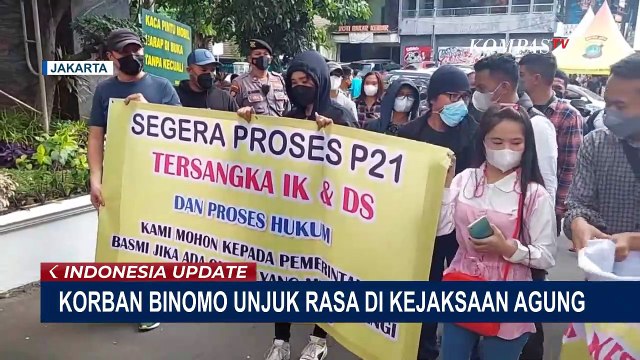 Korban Binomo Demo di Depan Kejaksaan Tinggi Jaksel, Tuntut Percepat Sidang Tersangka Indra Kenz!