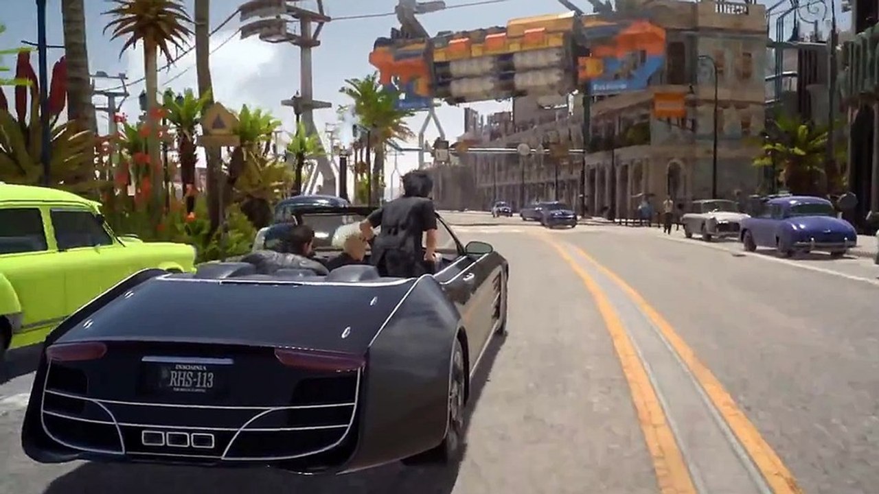 Final Fantasy 15 - Gameplay-Trailer mit Bosskampf und Stadtbesuch