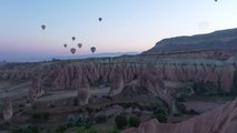 Turistler, Kapadokya'nın 