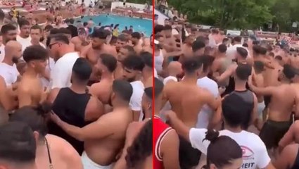 Onlarca göçmenin karıştığı havuz kavgası Almanya'yı karıştırdı: Kendi ülkemizde yabancı olduk