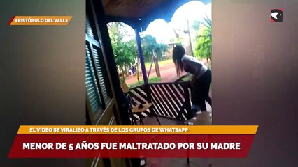Menor de 5 años fue maltratado por su madre