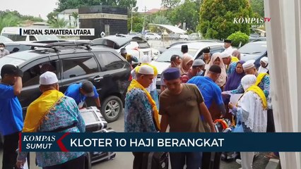 Kloter Terakhir Embarkasi Medan Diberangkatkan