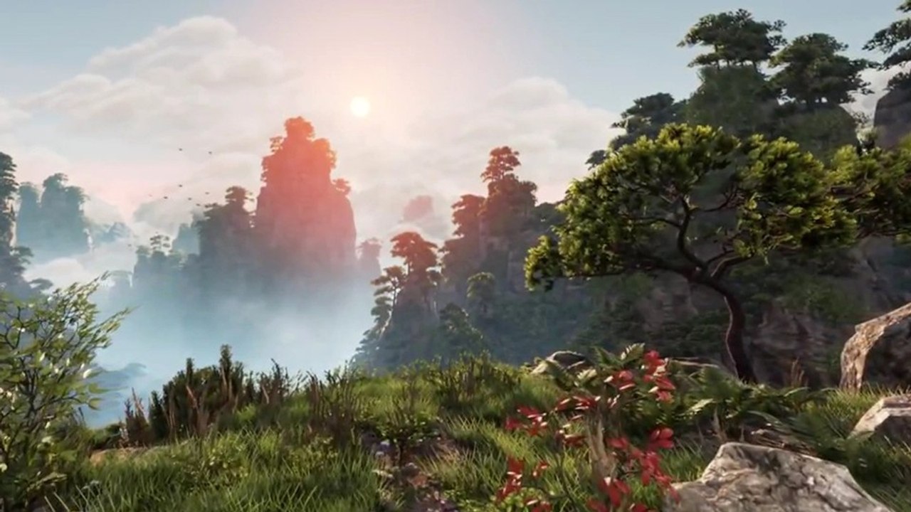 Unreal Engine 4 - Echtzeit-Techdemo: Huangshan Mountains
