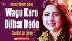 Wago Karo Dilbar Dado | Shahid Ali Zarei | Latest Sindhi Song | Sindhi Gaana