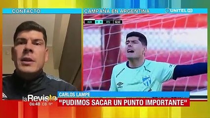 Carlos Lampe habla de su buen momento en el fútbol argentino