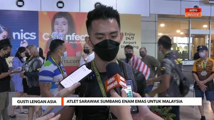Gusti Lengan Asia | Atlet Sarawak sumbang enam emas untuk Malaysia