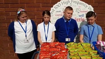 Selfless schoolboy Joe sets up tuck-shop and raffles off Jordan Pickford’s gloves to help the homeless