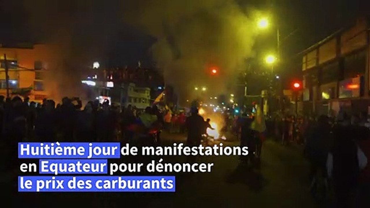 Equateur: huitième jour de manifestations contre le prix du carburant