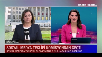 Sosyal medya teklifi komisyondan geçti