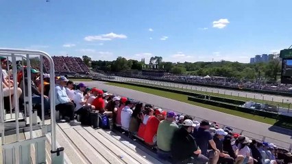 Charles Leclerc ultrapassa Fernando Alonso no GP do Canadá