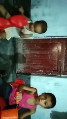 সিফাত এবং আব্দুল্লাহ যখন খেলা করে।