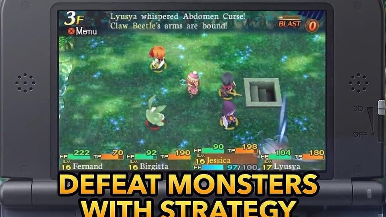 Etrian Mystery Dungeon - Vorstellungs-Trailer