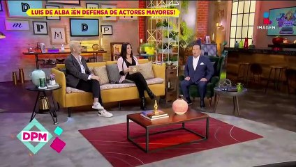 Luis de Alba INDIGNADO con productores que no contratan a actores mayores