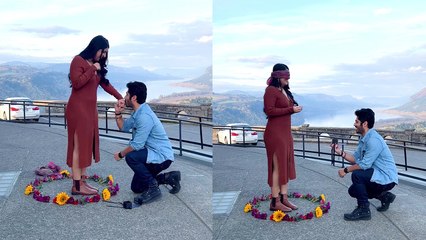 'Guy proposes to his high-school girlfriend at a serene spot *Start of a New Chapter*'