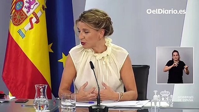 Yolanda Díaz: Se ofertarán 300 millones de euros a las empresas españolas que conciten la formación de innovación tecnológica y cambio de modelo productivo que necesitamos