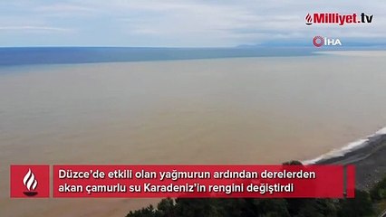 Karadeniz’in rengi değişti! Şaşırtan görüntü