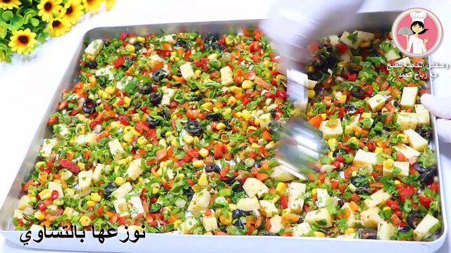 بهذه المكونات فقط حضري أسرع وأسهل وجبة غداء او عشاء بدون لحم ولا دجاج بمكونات أقتصادية طعمها روعة