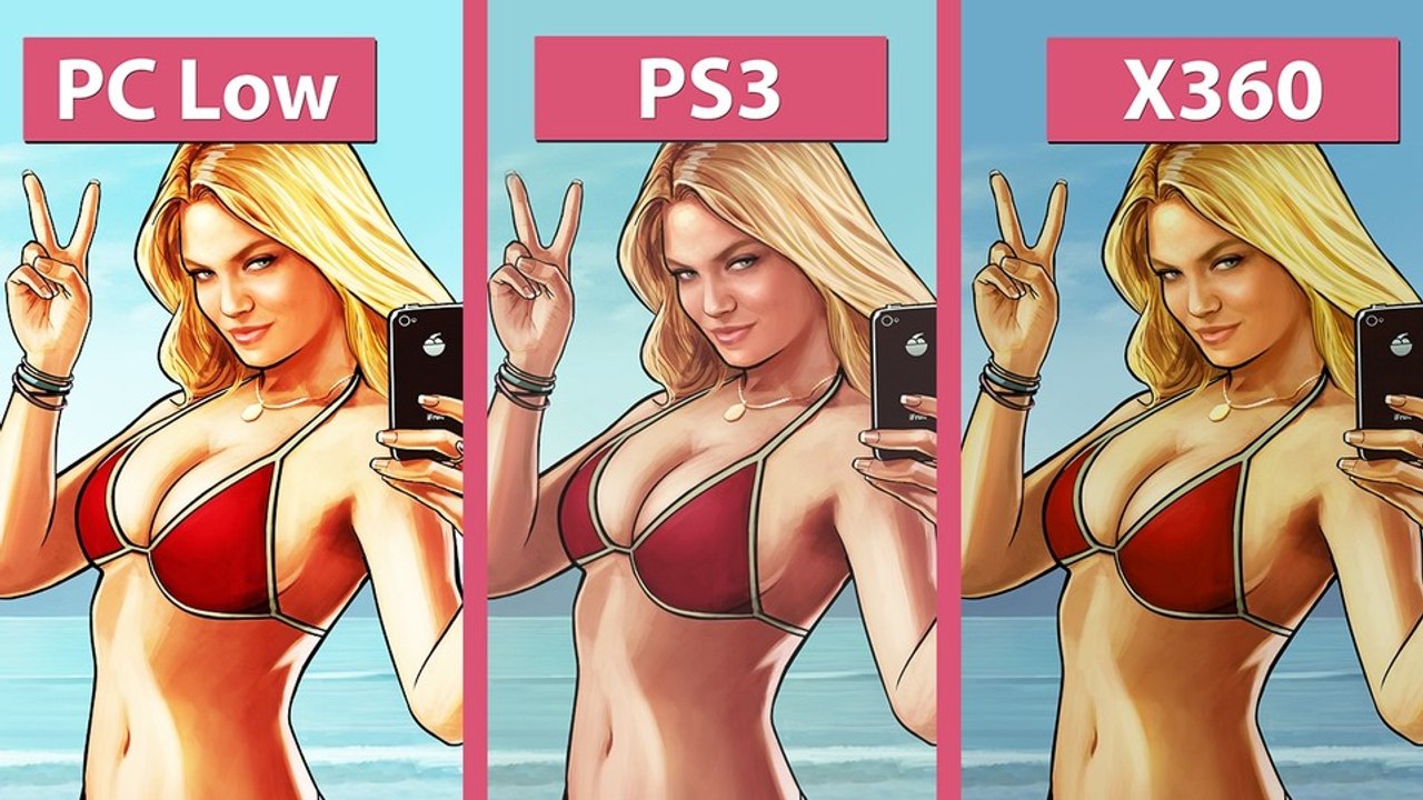 GTA 5 - Grafikvergleich: PC auf minimalen Details gegen PS3 und Xbox 360