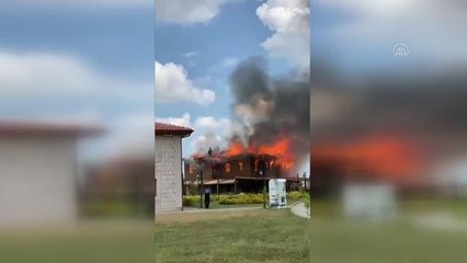 Çarşamba Konağı yangın sonucu büyük çapta hasar gördü