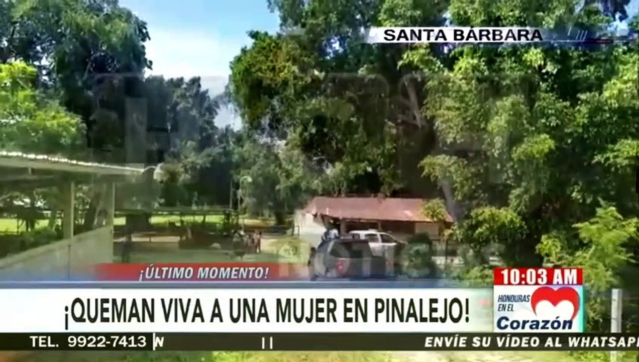 ¡Dantesco! Queman viva a una mujer en Pinalejo, Santa Bárbara