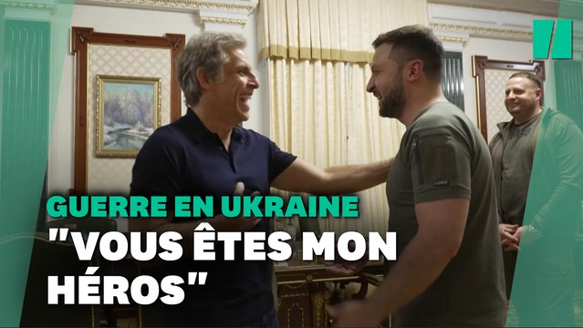 Ben Stiller rencontre Volodymyr Zelensky à Kiev