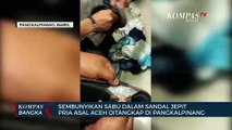 Sembunyikan Sabu dalam Sandal Jepit, Pria Asal Aceh Ditangkap di Pangkalpinang