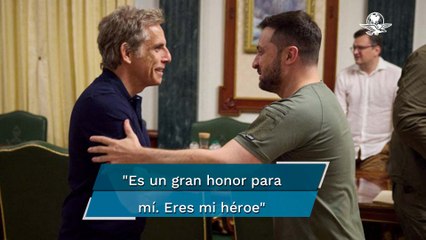 Estrella de Hollywood va a Ucrania; “eres mi héroe”, dice a Zelensky