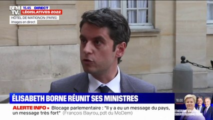 Gabriel Attal répond à Jean-Luc Mélenchon après ses propos sur la première ministre