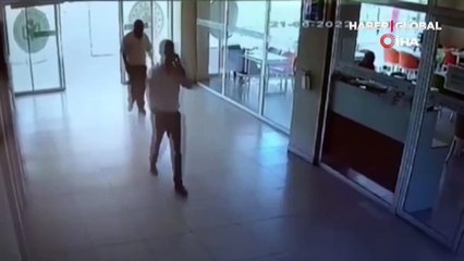 Van'da deprem paniği kamerada