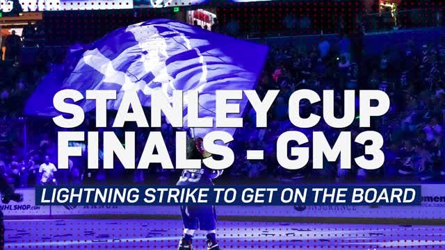 Lightning strike to win Game 3 of Stanley Cup
