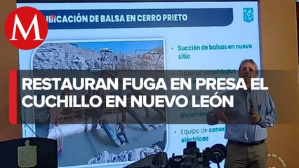 Reparan macro fuga de El Cuchillo, buscan reanudar servicio