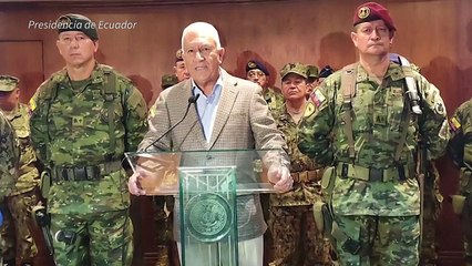 Fuerzas Armadas "no permitirán que se intente romper el orden constitucional" en Ecuador