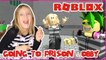 Going to Prison in an OBBY!  Escape the Prison + Rob The Bank OBBY - ROBLOX