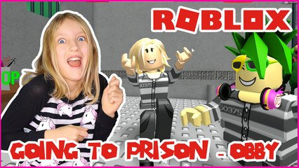 Going to Prison in an OBBY!  Escape the Prison + Rob The Bank OBBY - ROBLOX