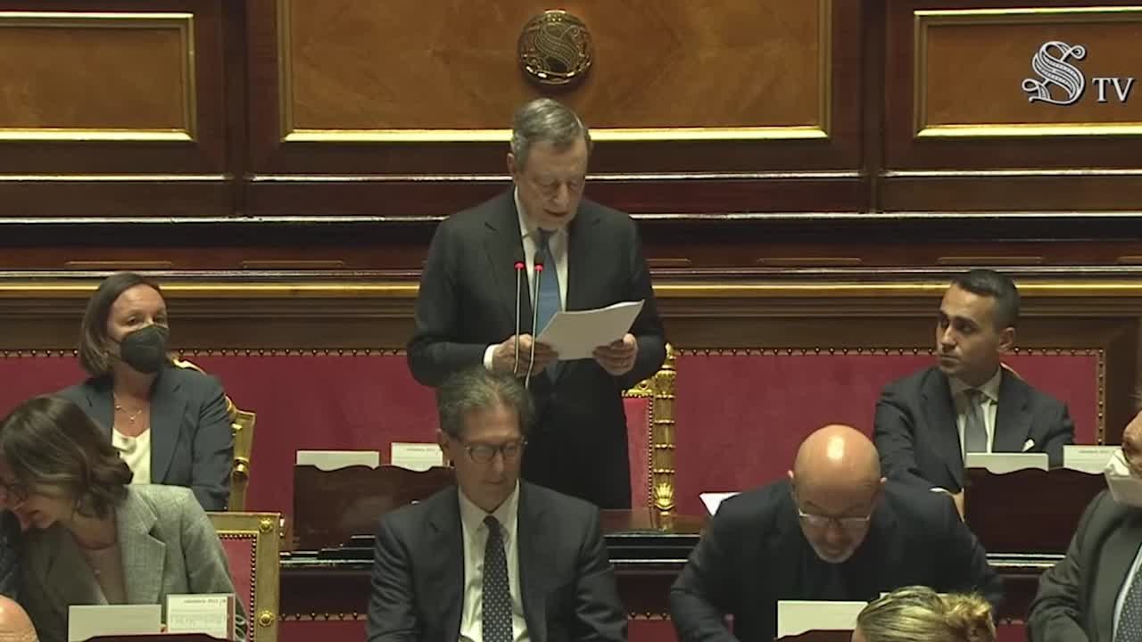 Draghi: "L'Italia continuera' a sostenere l'Ucraina, cercando la pace"