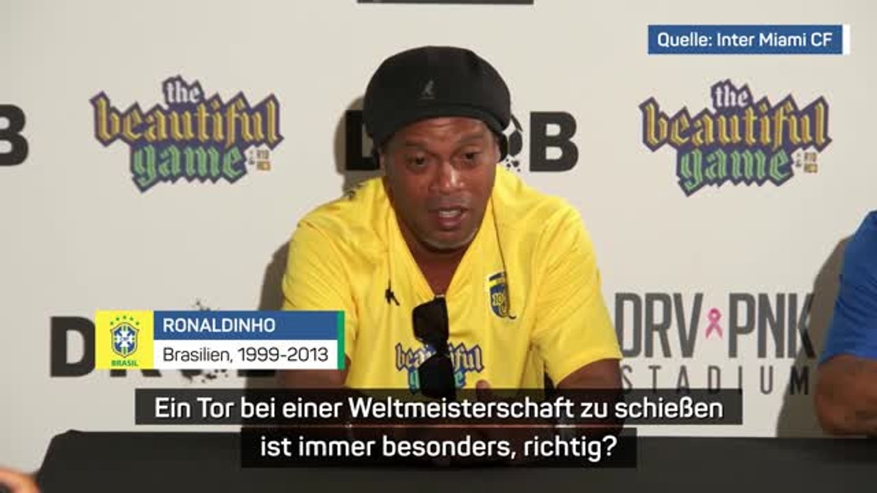 Ronaldinho: WM-Tor gegen England zeichnet mich aus