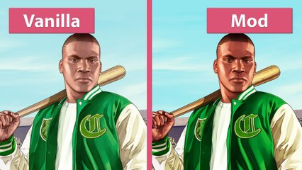 GTA 5 - Total Visual Overhaul Mod im Vergleich mit dem Original