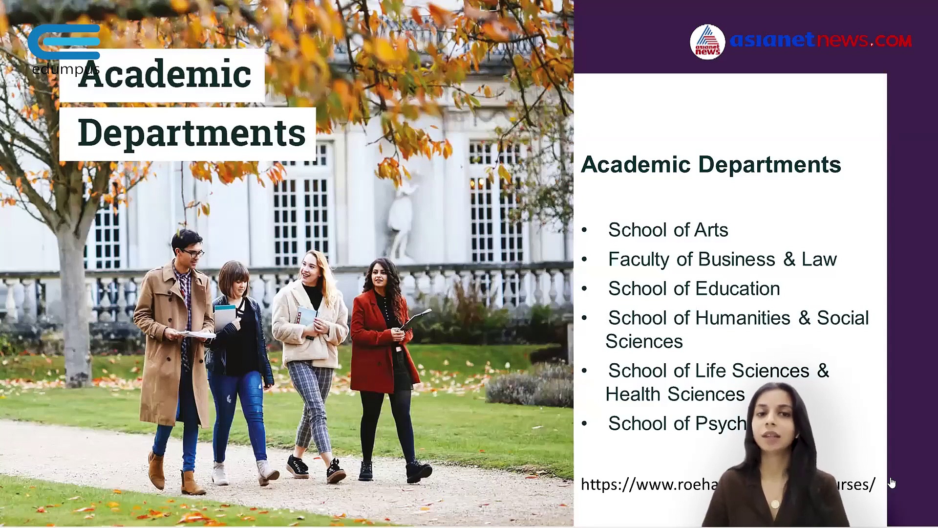 ഉപരിപഠനത്തിന് ഏറ്റവും മികച്ച കോഴ്സുകളുമായി റോഹാംപ്‌റ്റൻ യൂണിവേഴ്സിറ്റി-WEBINAR PART 1