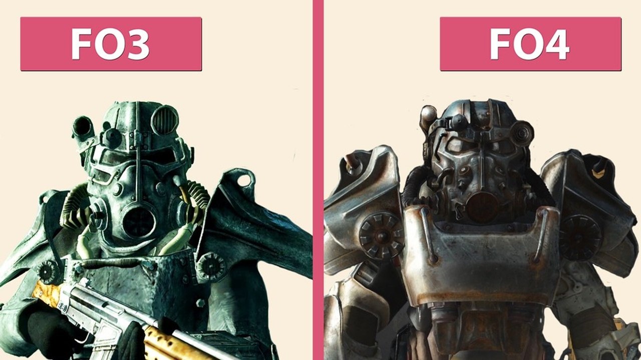 Fallout 4 - reveal trailer im vergleich zu fallout 3