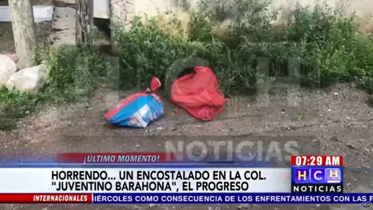 ¡Encostalado! dejan cadáver de una persona en El Progreso