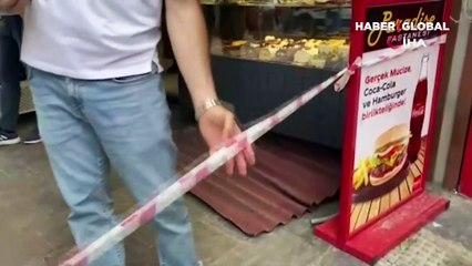 Erzincan'da başına çatı parçası düşen kadın faciayı kıl payı atlattı