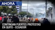 #EnVivo | Continúan fuertes protestas en #Quito - #Ecuador | #21Jun - #VPItv