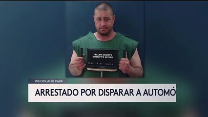 Arrestado por disparar a automóviles
