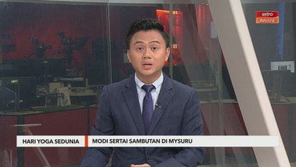 Hari Yoga Sedunia | Modi sertai sambutan di Mysuru