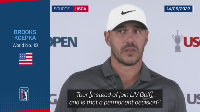 Brooks Koepka is joining the LIV Series despite talking it down last week